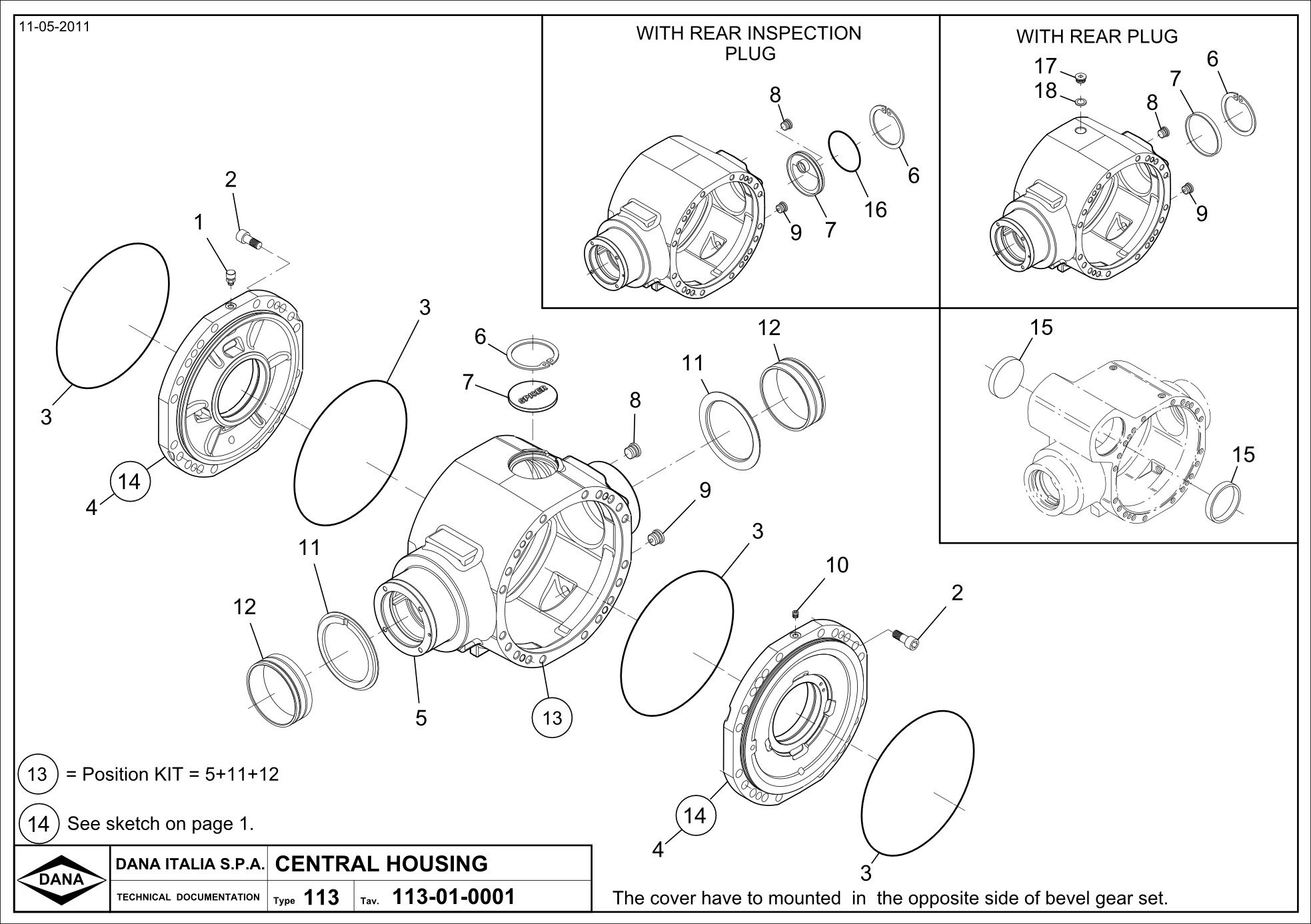 Spicer 113/120 Complete Assembly